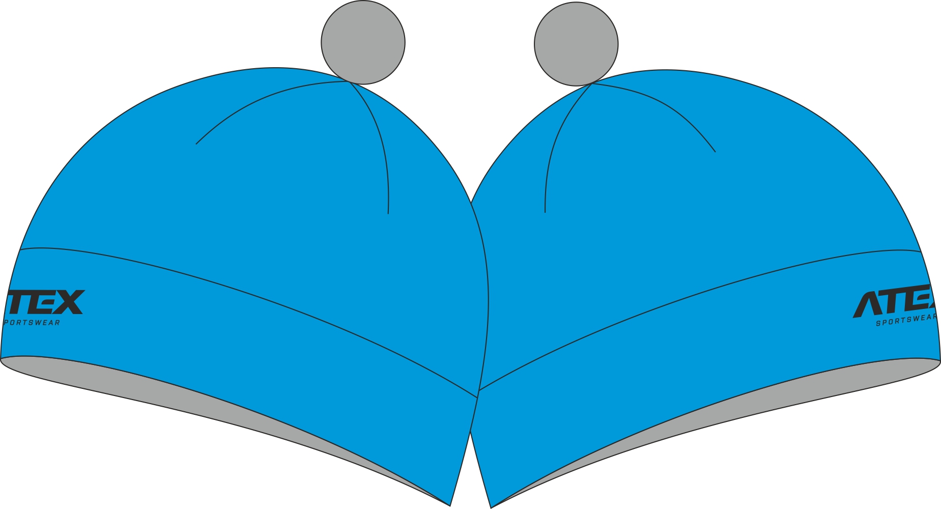 Twolayer hat for crosscountry skiing