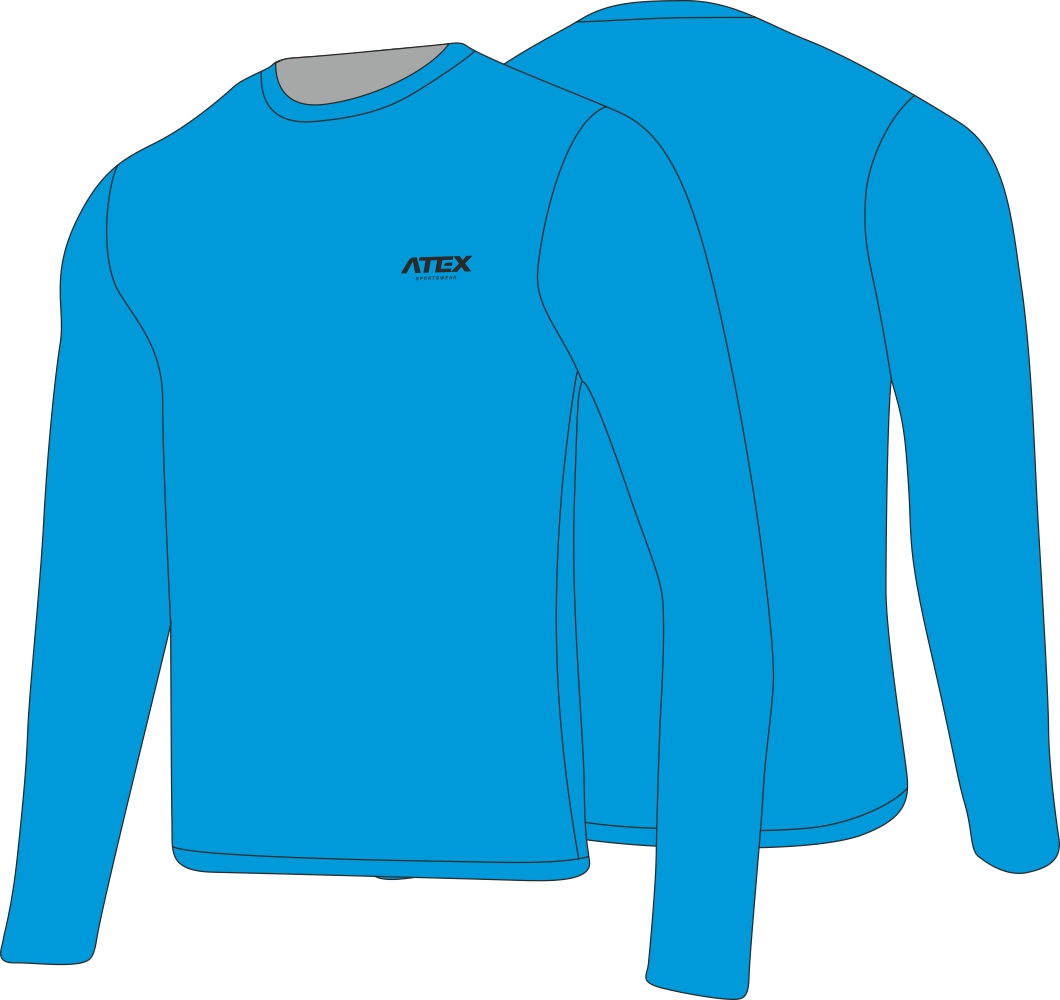 Athleticrunning jersey with long sleeves