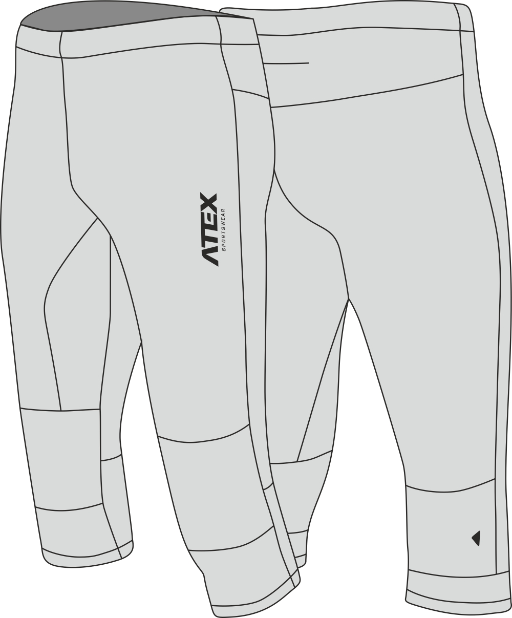 3/4 orienteering trousers