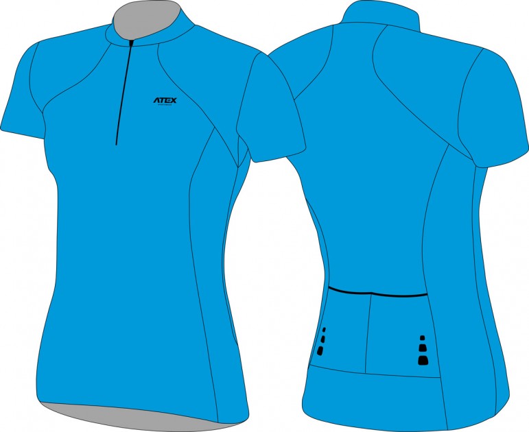 Woman’s cycling jersey, set-in sleeves