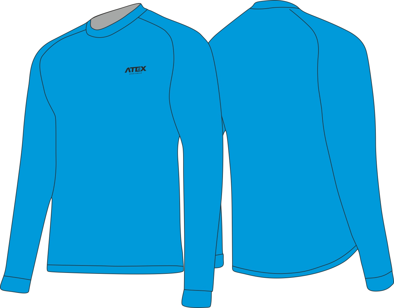 MTB cycling jersey PROFI with long sleeves