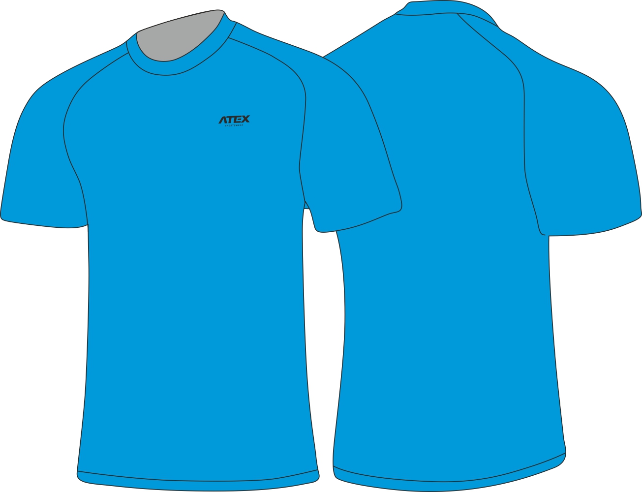 MTB cycling jersey PROFI with short sleeves