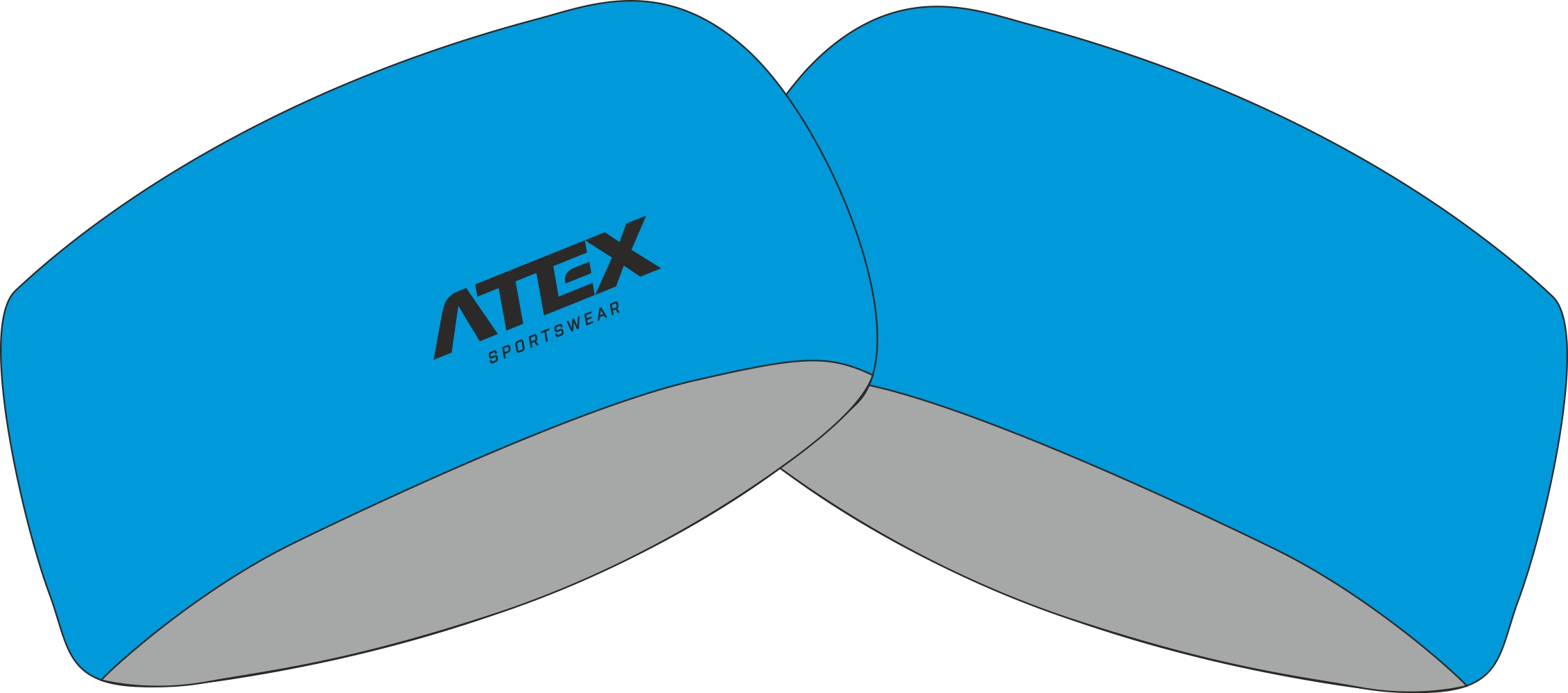 Single-layer headband for cross-country skiing