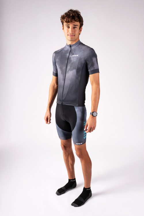 Cycling jersey SPORT with short sleeves, narrow shoulders