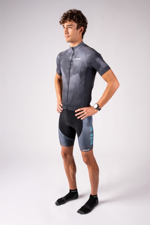 Cycling jersey SPORT with short sleeves, narrow shoulders
