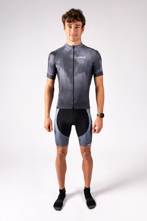 Cycling jersey SPORT with short sleeves, narrow shoulders