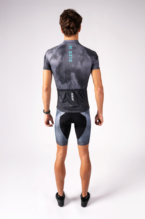 Cycling jersey SPORT with short sleeves, wide shoulders