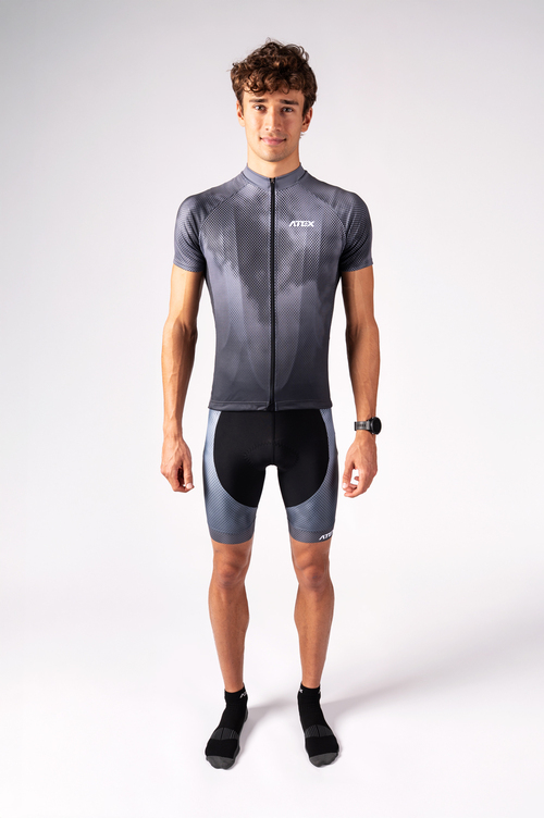 Cycling jersey SPORT with short sleeves, wide shoulders